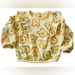 Infant Winnie the Pooh Sweatshirt 12 mo girls Winnie the Pooh Top long sleeve